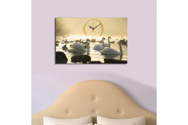 Koristeellinen Canvas Seinäkello - Sisustustuotteet - Seinäkoristeet - Kellot