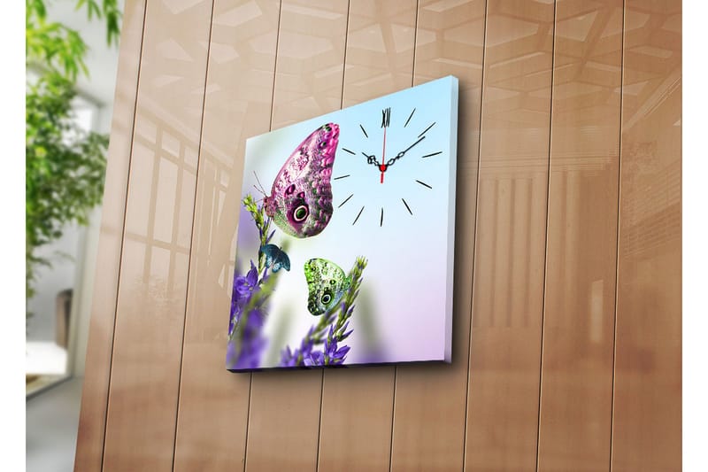 Koristeellinen Canvas Seinäkello - Sisustustuotteet - Seinäkoristeet - Kellot