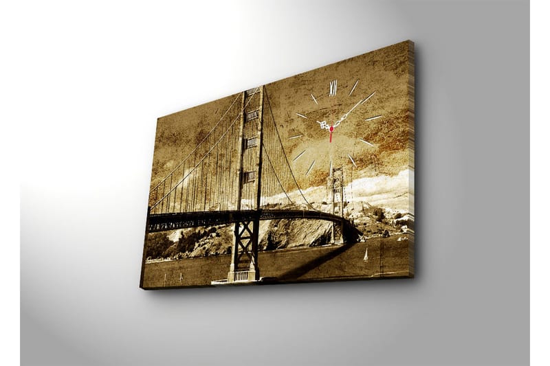 Koristeellinen Canvas Seinäkello - Sisustustuotteet - Seinäkoristeet - Kellot