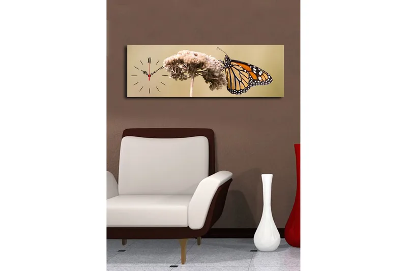 Koristeellinen Canvas Seinäkello - Sisustustuotteet - Seinäkoristeet - Kellot