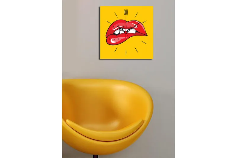 Koristeellinen Canvas Seinäkello - Sisustustuotteet - Seinäkoristeet - Kellot