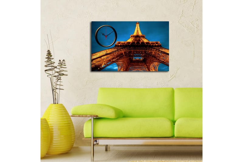 Koristeellinen Canvas Seinäkello - Sisustustuotteet - Seinäkoristeet - Kellot