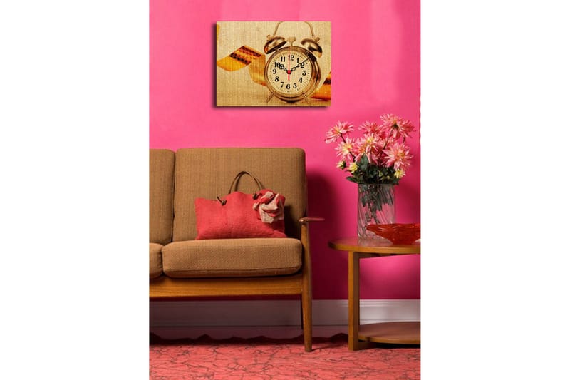 Koristeellinen Canvas Seinäkello - Sisustustuotteet - Seinäkoristeet - Kellot