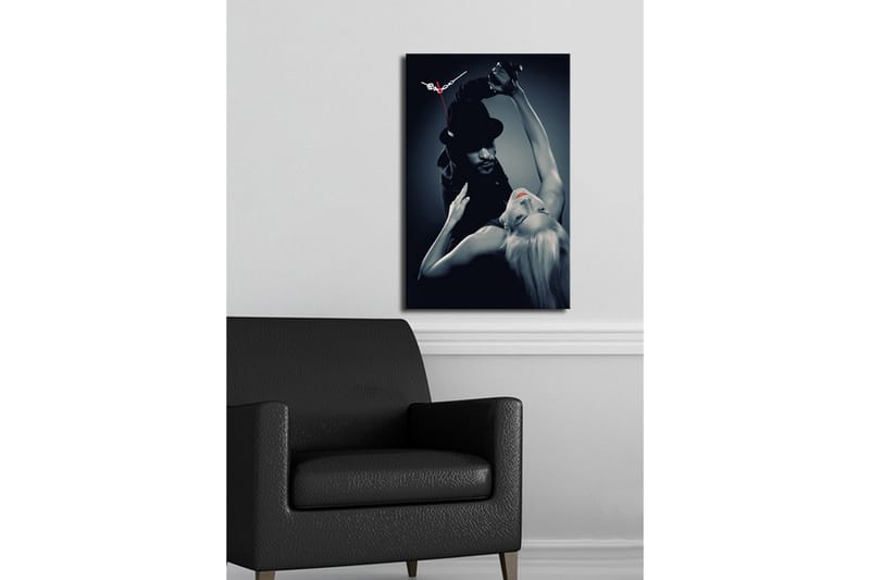 Koristeellinen Canvas Seinäkello - Sisustustuotteet - Seinäkoristeet - Kellot