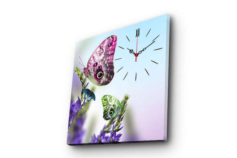 Koristeellinen Canvas Seinäkello - Sisustustuotteet - Seinäkoristeet - Kellot