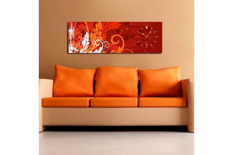 Koristeellinen Canvas Seinäkello - Sisustustuotteet - Seinäkoristeet - Kellot