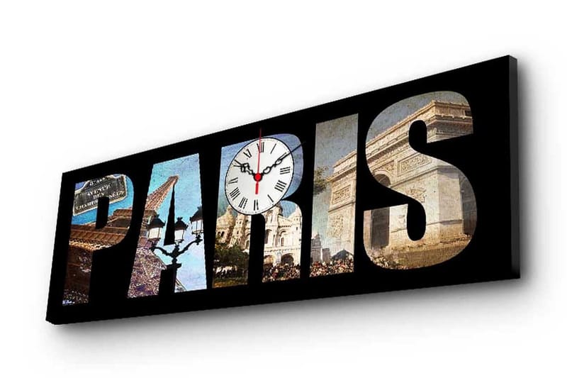 Koristeellinen Canvas Seinäkello - Sisustustuotteet - Seinäkoristeet - Kellot