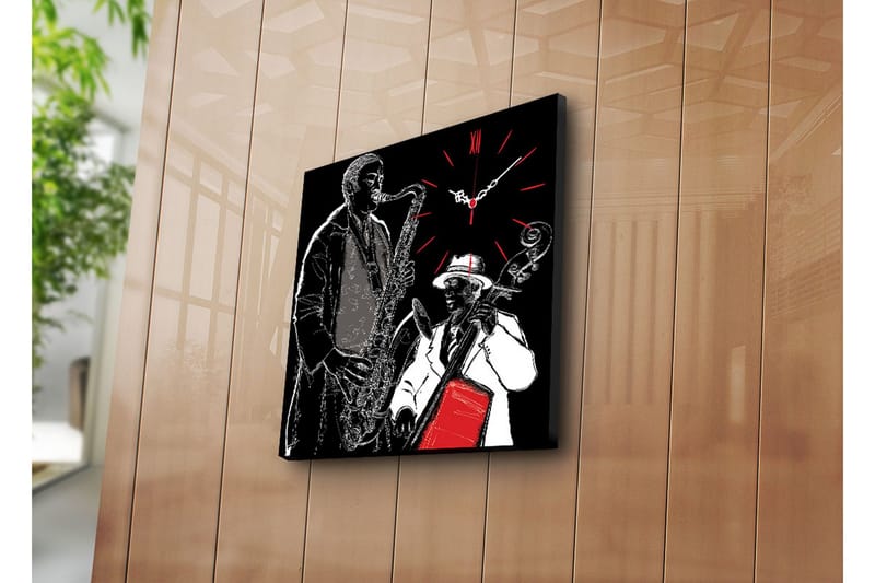 Koristeellinen Canvas Seinäkello - Sisustustuotteet - Seinäkoristeet - Kellot