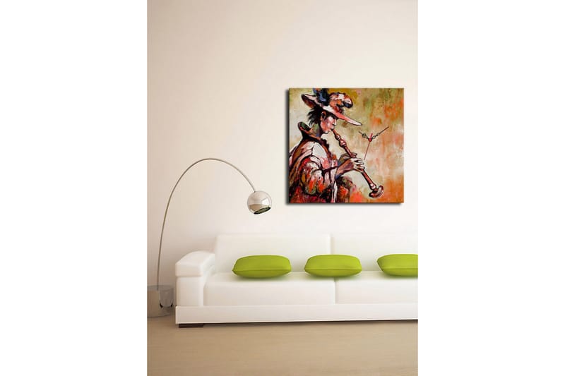 Koristeellinen Canvas Seinäkello - Sisustustuotteet - Seinäkoristeet - Kellot