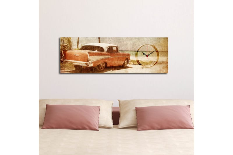 Koristeellinen Canvas Seinäkello - Sisustustuotteet - Seinäkoristeet - Kellot