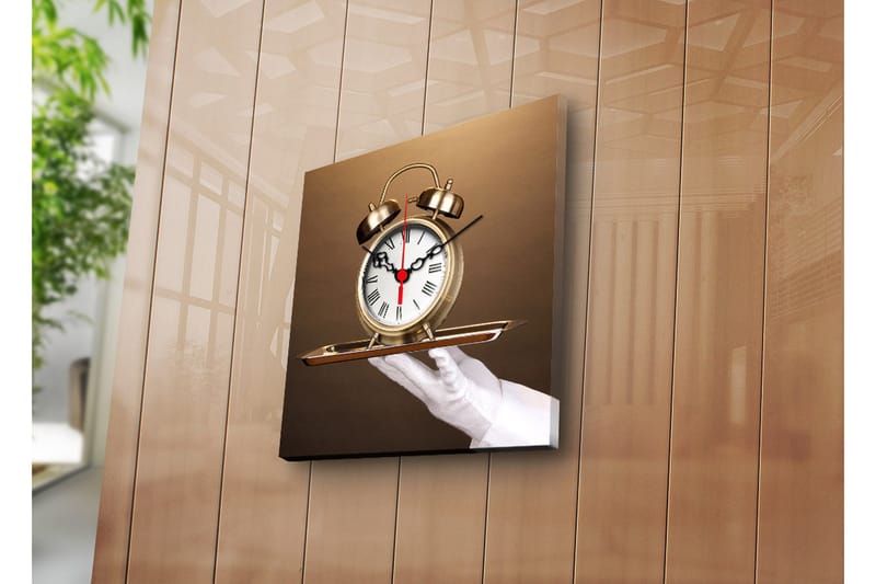 Koristeellinen Canvas Seinäkello - Sisustustuotteet - Seinäkoristeet - Kellot