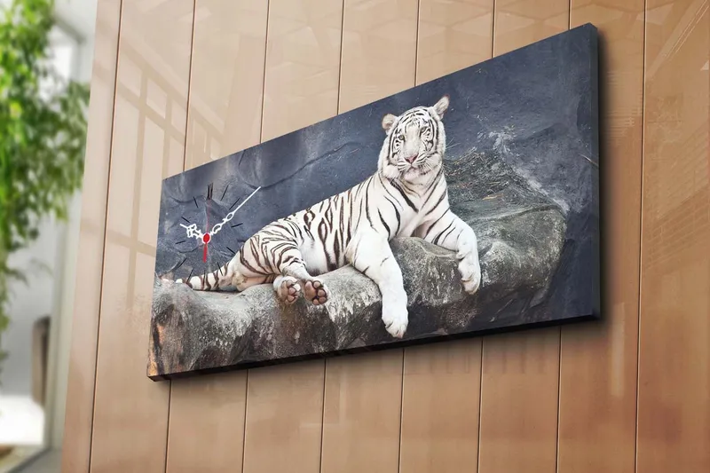 Koristeellinen Canvas Seinäkello - Sisustustuotteet - Seinäkoristeet - Kellot