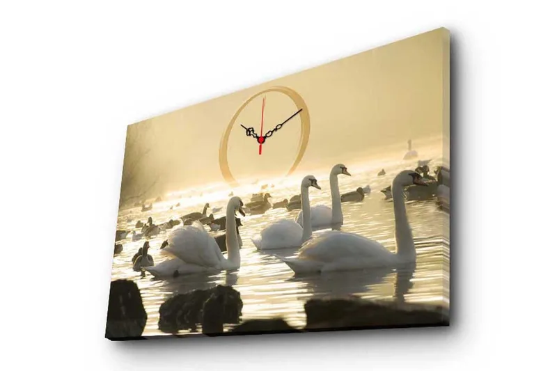 Koristeellinen Canvas Seinäkello - Sisustustuotteet - Seinäkoristeet - Kellot