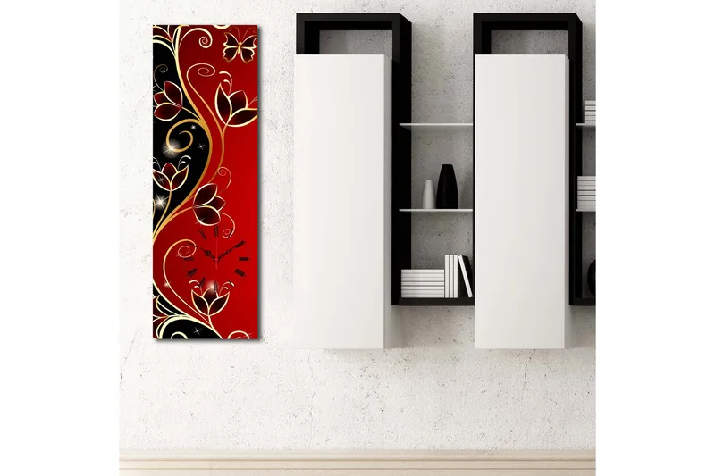 Koristeellinen Canvas Seinäkello - Sisustustuotteet - Seinäkoristeet - Kellot