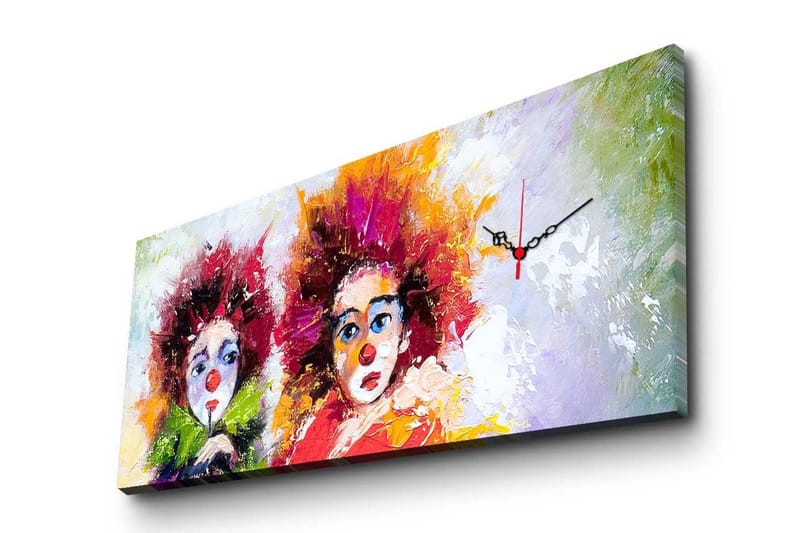 Koristeellinen Canvas Seinäkello - Sisustustuotteet - Seinäkoristeet - Kellot