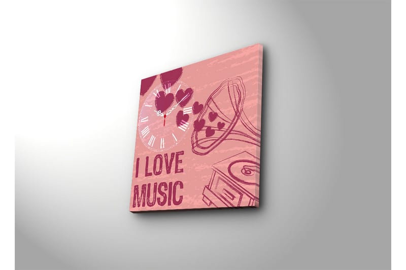 Koristeellinen Canvas Seinäkello - Sisustustuotteet - Seinäkoristeet - Kellot