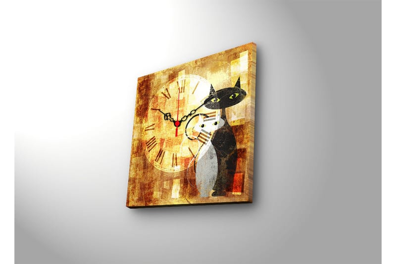 Koristeellinen Canvas Seinäkello - Sisustustuotteet - Seinäkoristeet - Kellot