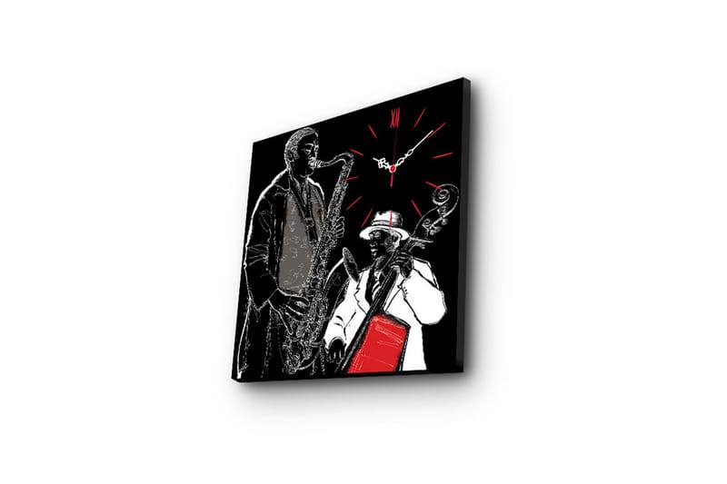 Koristeellinen Canvas Seinäkello - Sisustustuotteet - Seinäkoristeet - Kellot