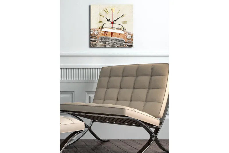 Koristeellinen Canvas Seinäkello - Sisustustuotteet - Seinäkoristeet - Kellot