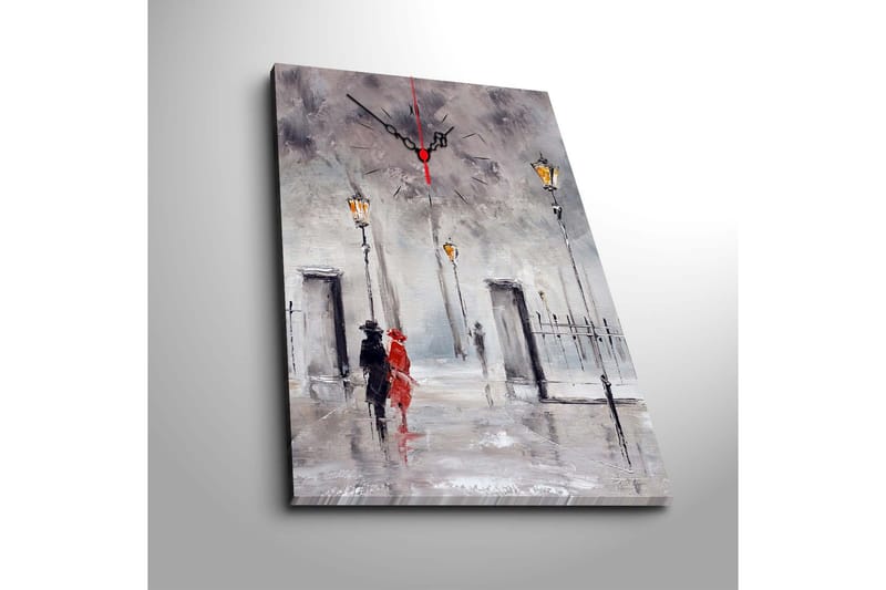 Koristeellinen Canvas Seinäkello - Sisustustuotteet - Seinäkoristeet - Kellot