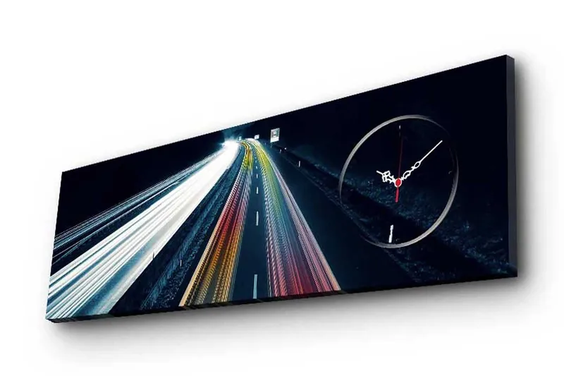 Koristeellinen Canvas Seinäkello - Sisustustuotteet - Seinäkoristeet - Kellot