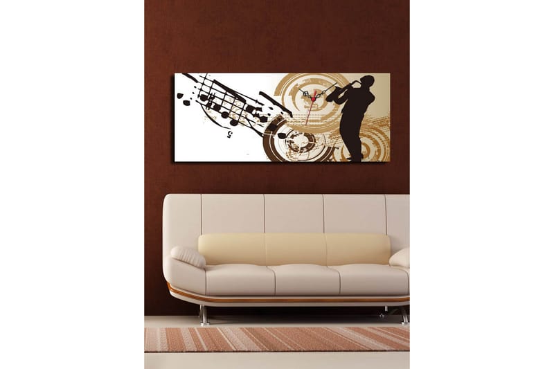 Koristeellinen Canvas Seinäkello - Sisustustuotteet - Seinäkoristeet - Kellot