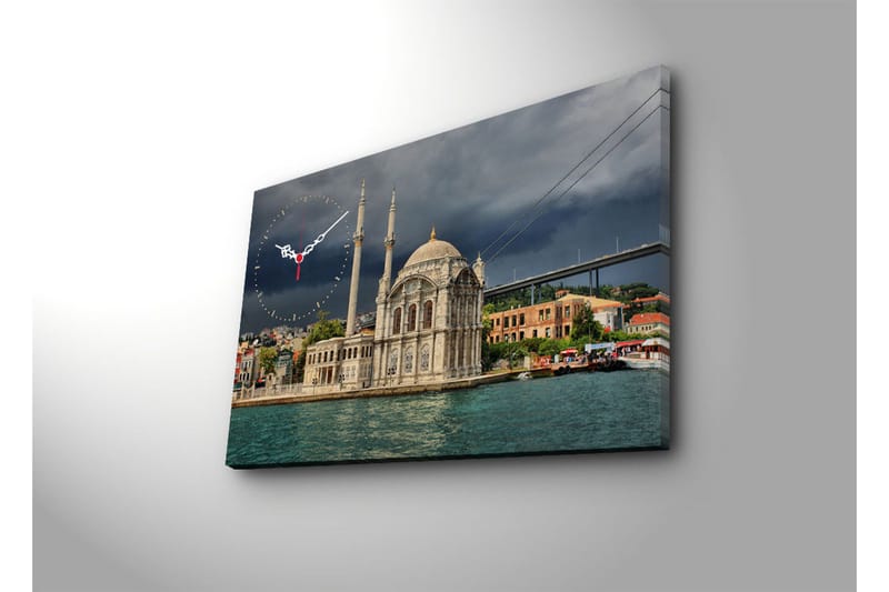 Koristeellinen Canvas Seinäkello - Sisustustuotteet - Seinäkoristeet - Kellot