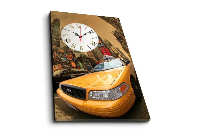 Koristeellinen Canvas Seinäkello - Sisustustuotteet - Seinäkoristeet - Kellot