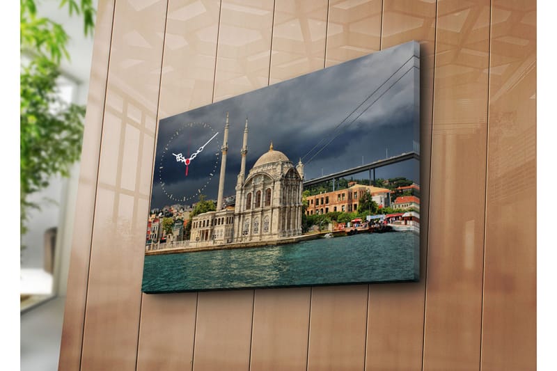 Koristeellinen Canvas Seinäkello - Sisustustuotteet - Seinäkoristeet - Kellot