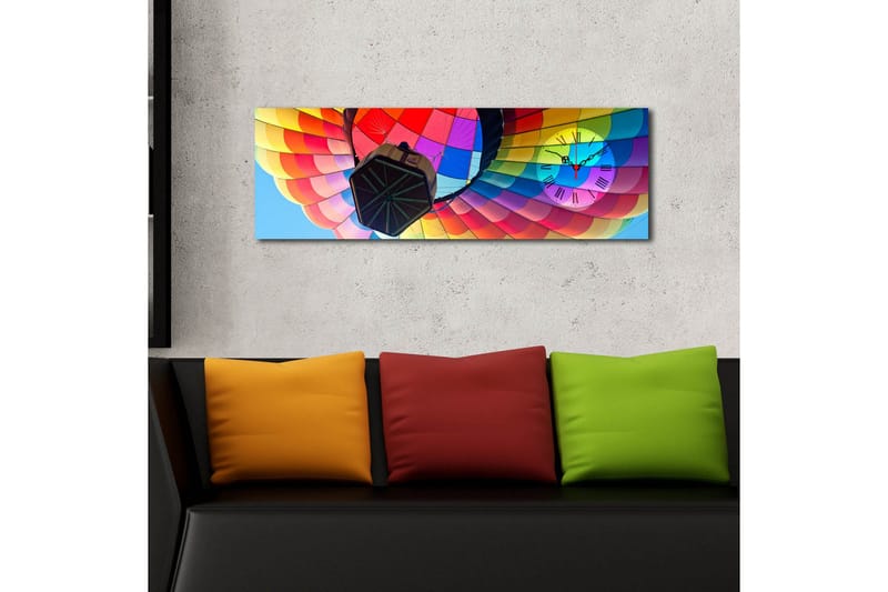 Koristeellinen Canvas Seinäkello - Sisustustuotteet - Seinäkoristeet - Kellot