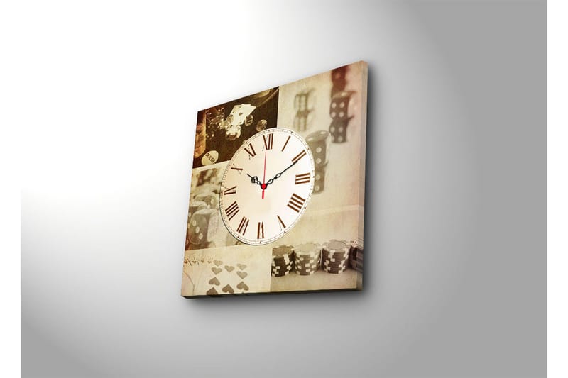Koristeellinen Canvas Seinäkello - Sisustustuotteet - Seinäkoristeet - Kellot