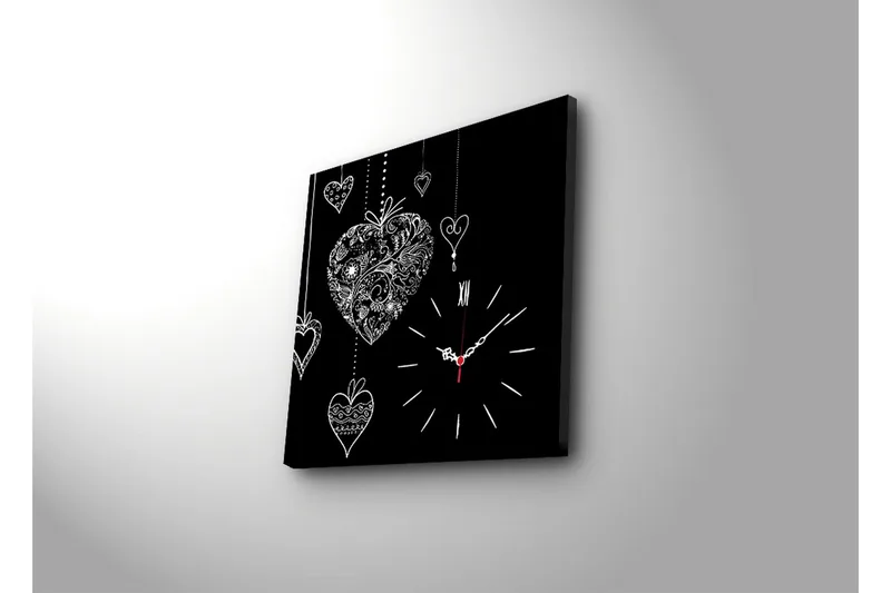 Koristeellinen Canvas Seinäkello - Sisustustuotteet - Seinäkoristeet - Kellot