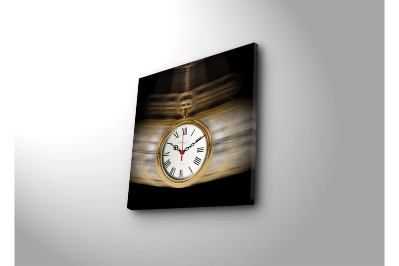 Koristeellinen Canvas Seinäkello - Sisustustuotteet - Seinäkoristeet - Kellot