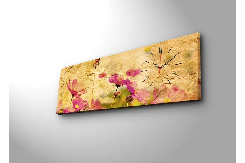 Koristeellinen Canvas Seinäkello - Sisustustuotteet - Seinäkoristeet - Kellot