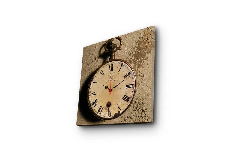 Koristeellinen Canvas Seinäkello - Sisustustuotteet - Seinäkoristeet - Kellot