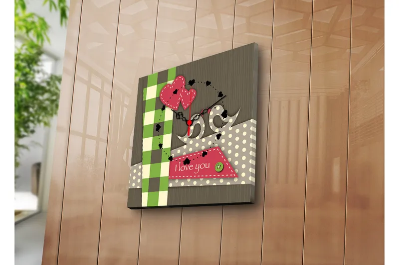 Koristeellinen Canvas Seinäkello, undefined