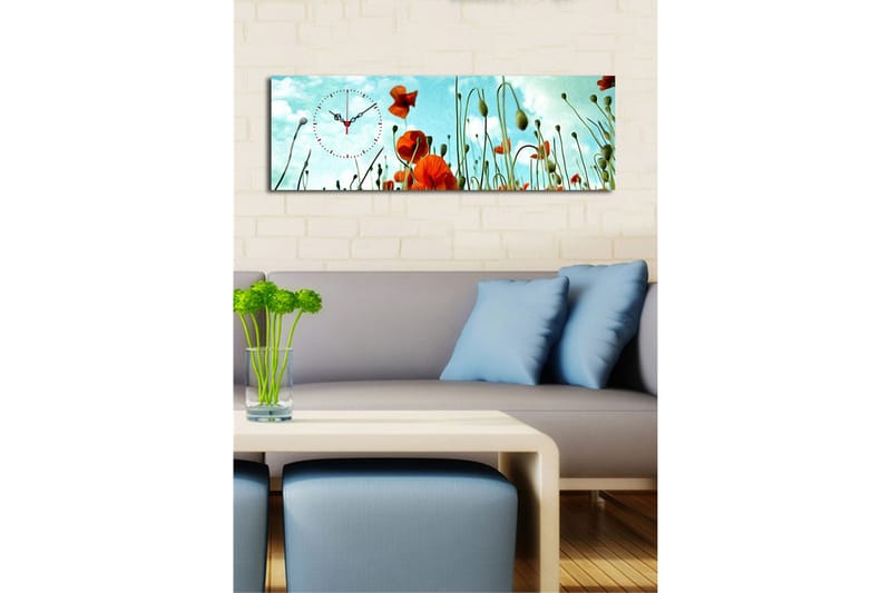 Koristeellinen Canvas Seinäkello - Sisustustuotteet - Seinäkoristeet - Kellot