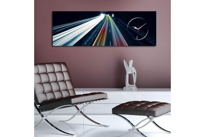 Koristeellinen Canvas Seinäkello - Sisustustuotteet - Seinäkoristeet - Kellot