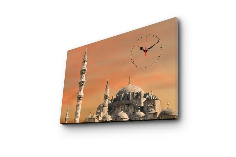 Koristeellinen Canvas Seinäkello - Sisustustuotteet - Seinäkoristeet - Kellot