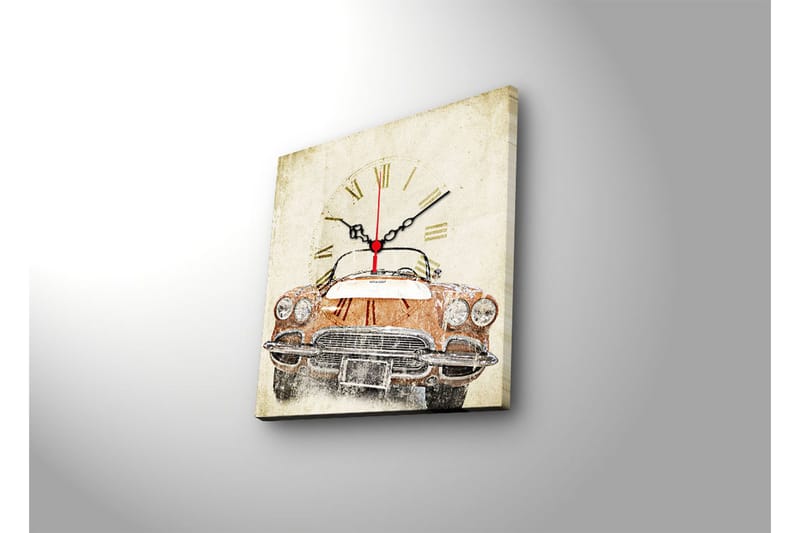 Koristeellinen Canvas Seinäkello - Sisustustuotteet - Seinäkoristeet - Kellot