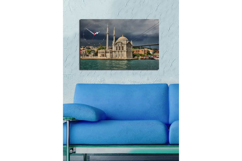 Koristeellinen Canvas Seinäkello - Sisustustuotteet - Seinäkoristeet - Kellot