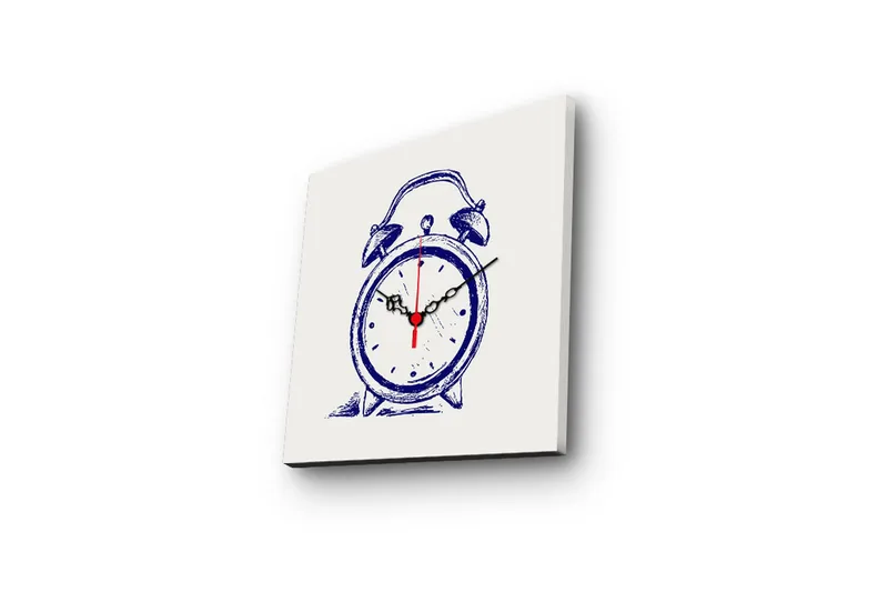Koristeellinen Canvas Seinäkello - Sisustustuotteet - Seinäkoristeet - Kellot