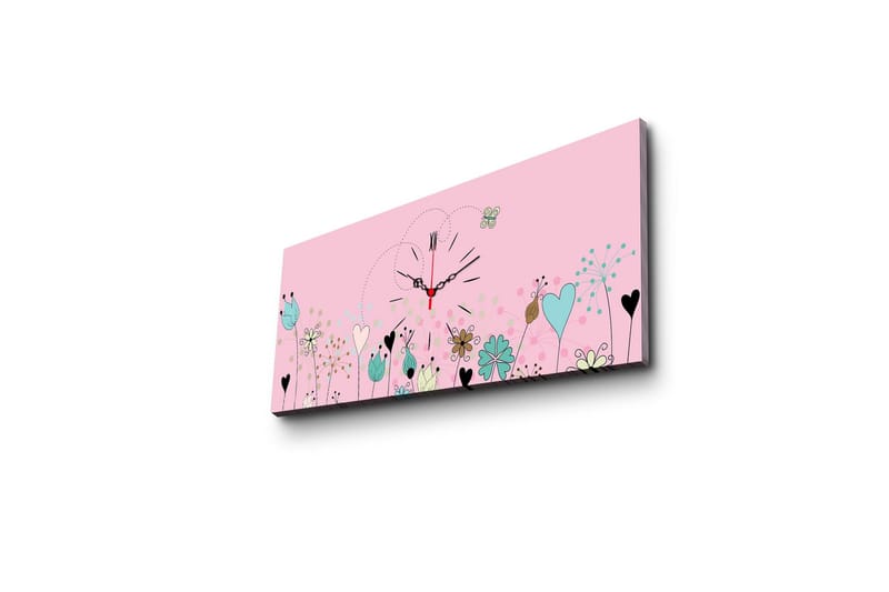 Koristeellinen Canvas Seinäkello - Sisustustuotteet - Seinäkoristeet - Kellot