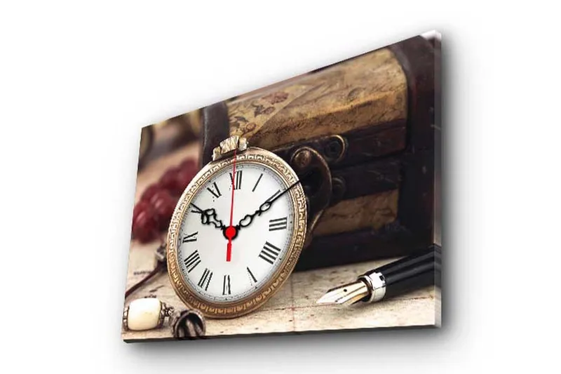 Koristeellinen Canvas Seinäkello - Sisustustuotteet - Seinäkoristeet - Kellot