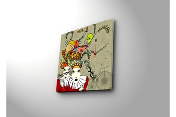Koristeellinen Canvas Seinäkello - Sisustustuotteet - Seinäkoristeet - Kellot