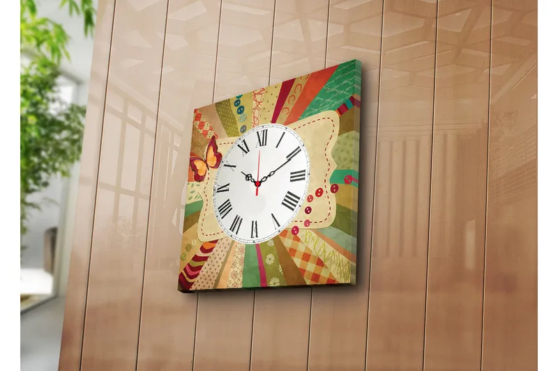 Koristeellinen Canvas Seinäkello, undefined