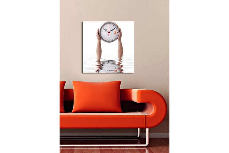 Koristeellinen Canvas Seinäkello - Sisustustuotteet - Seinäkoristeet - Kellot