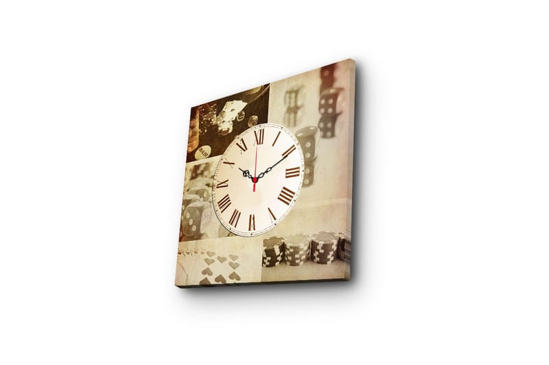 Koristeellinen Canvas Seinäkello - Sisustustuotteet - Seinäkoristeet - Kellot
