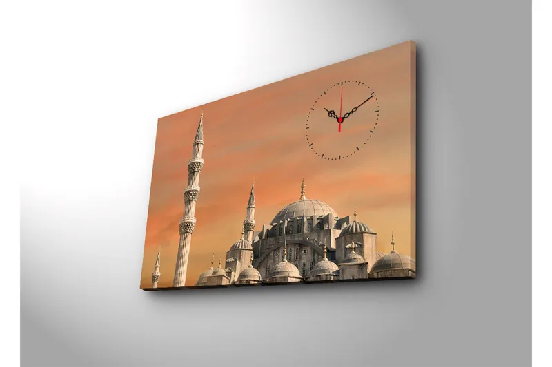 Koristeellinen Canvas Seinäkello - Sisustustuotteet - Seinäkoristeet - Kellot