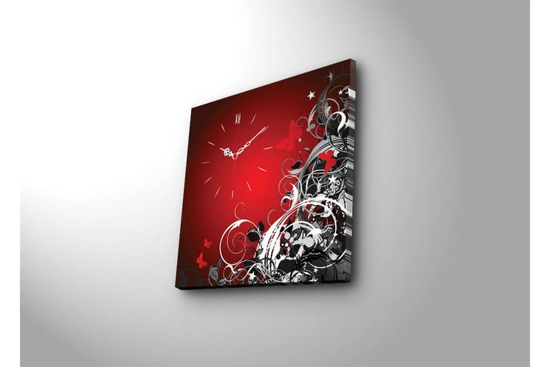 Koristeellinen Canvas Seinäkello - Sisustustuotteet - Seinäkoristeet - Kellot